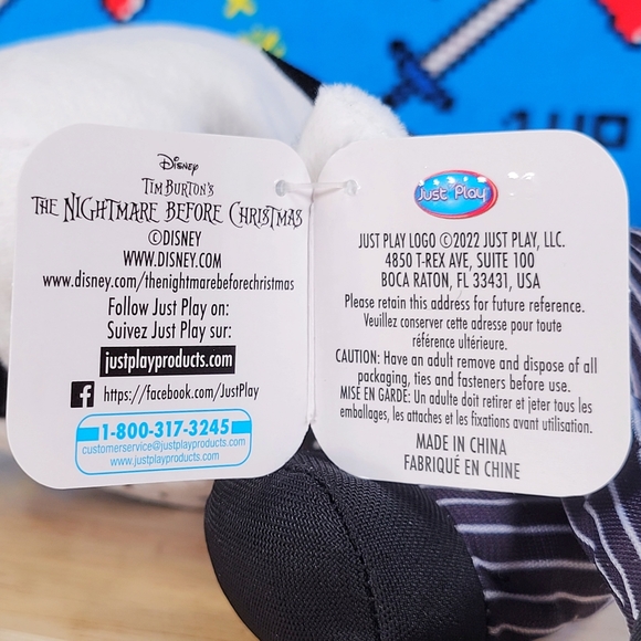 Disney The Nightmare Before Christmas Jack 9" UltraSoft Christmas Holiday Plush - Picture 7 of 8